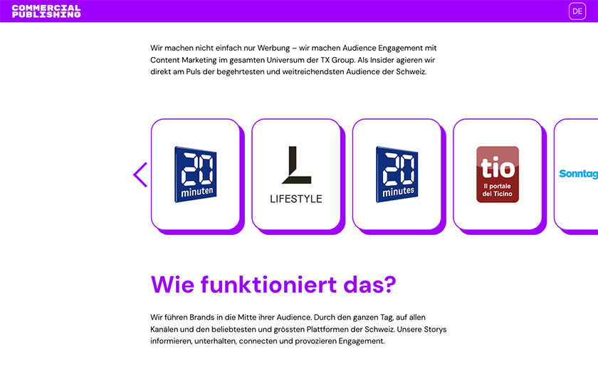 Screencap commercial-publishing.ch
